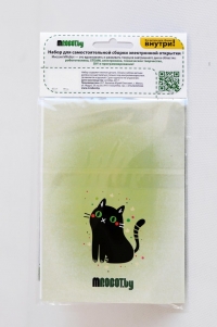 РобоОткрытка "Чёрный кот"