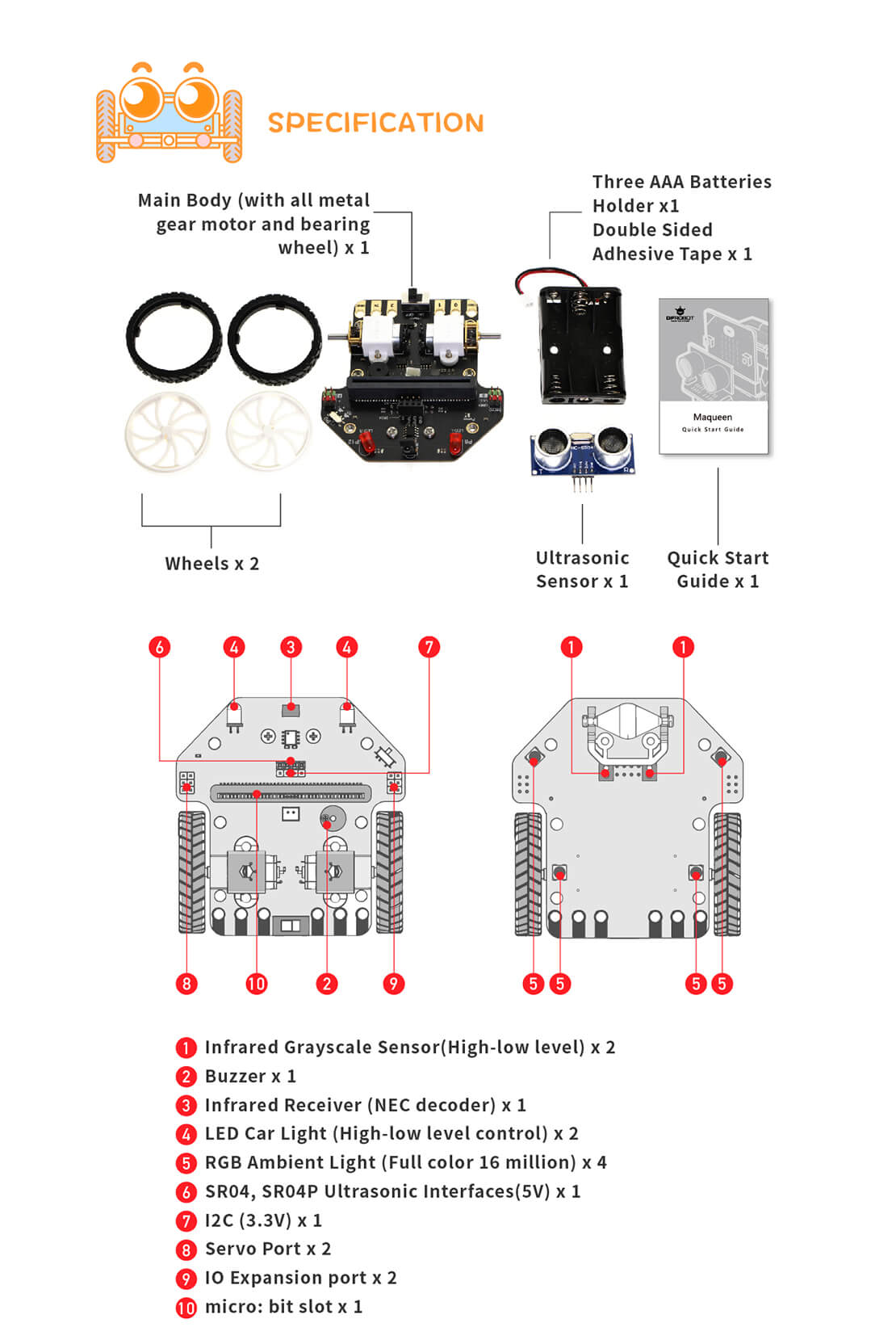 mic specification